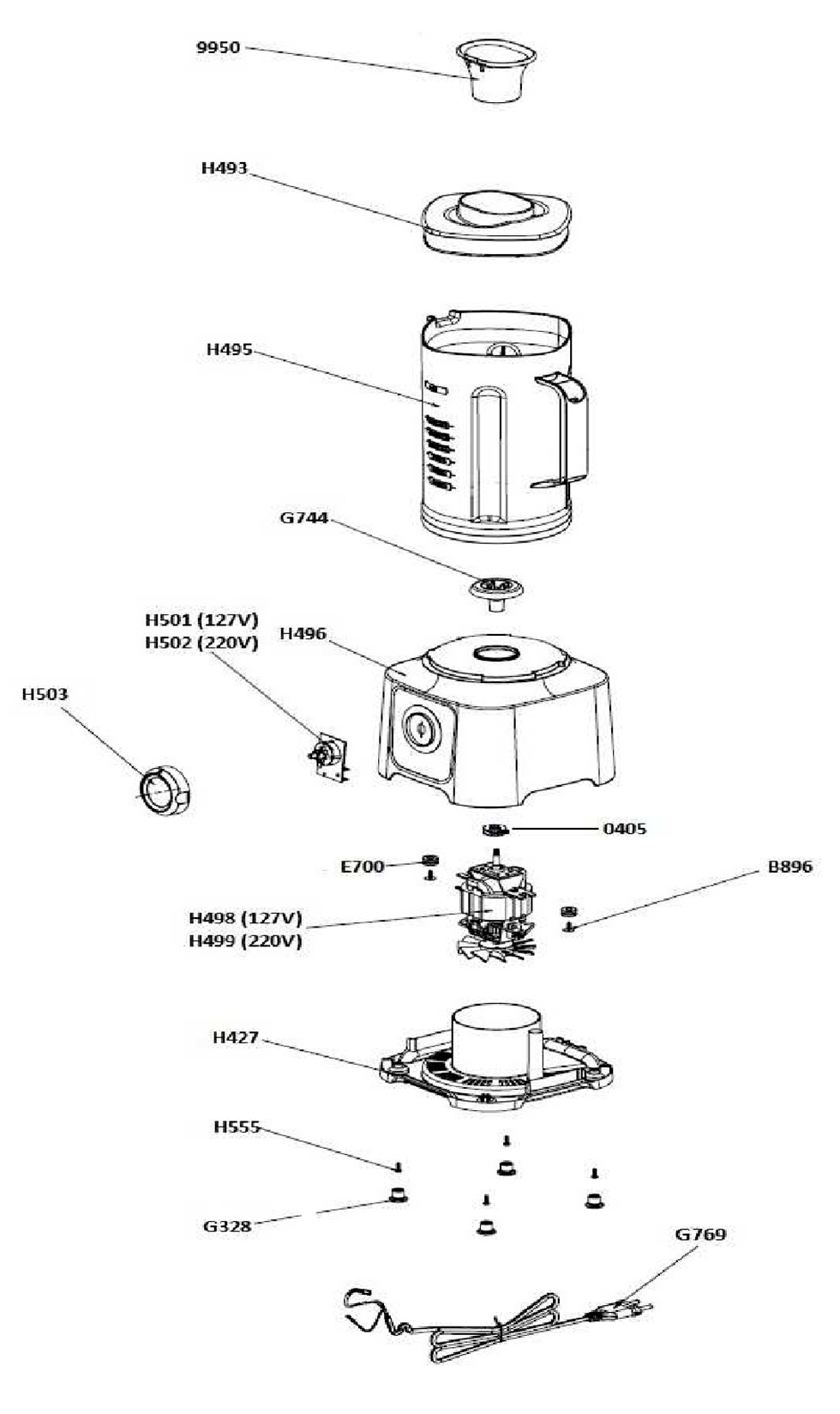 Liquidificador Arno Power Max 1000 Preto LN55